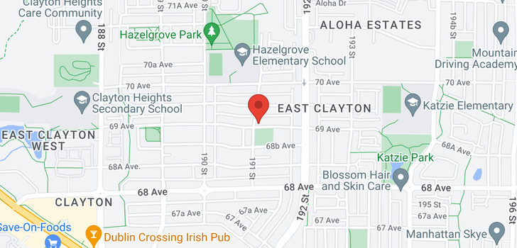 map of 19105 69 AVENUE